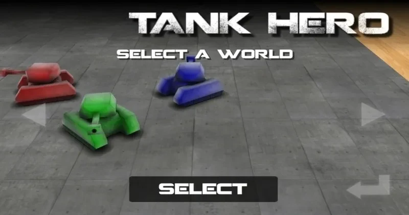 Weapons and Tanks in Tank Hero by Clapfoot Inc