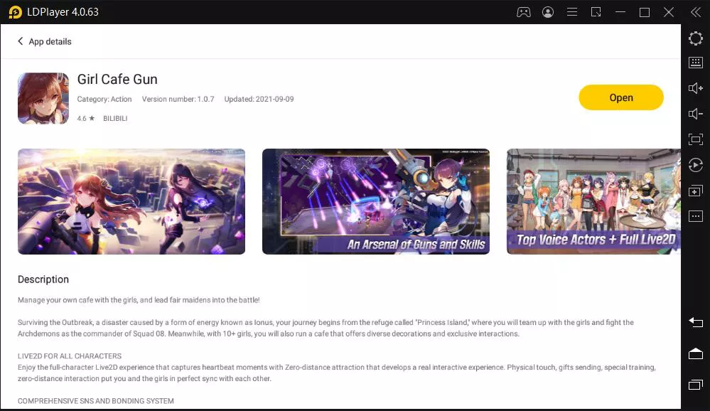 Play Girl Cafe Gun on PC with LDPlayer