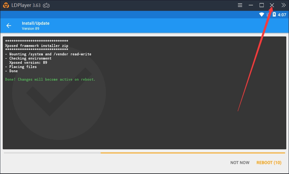 Set up Xposed Installer on your LDPlayer