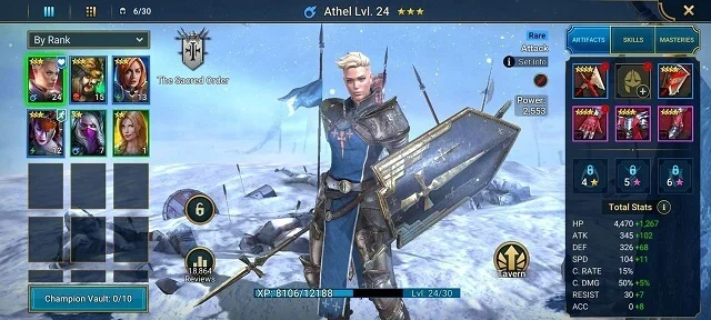 Athel – Sacred Order Champion Raid Shadow Legends
