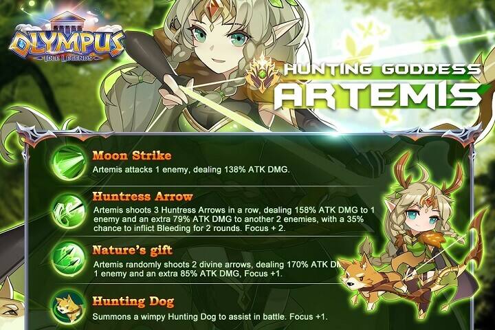 Olympus: Idle Legends Artemis