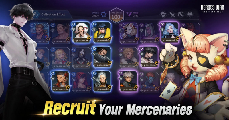 Heroes War: Counterattack – Ultimate Mercenaries Guide