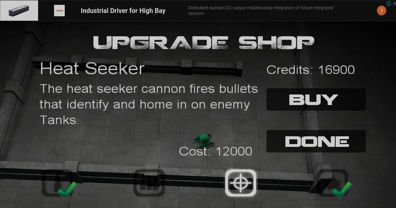 Weapons and Tanks in Tank Hero by Clapfoot Inc