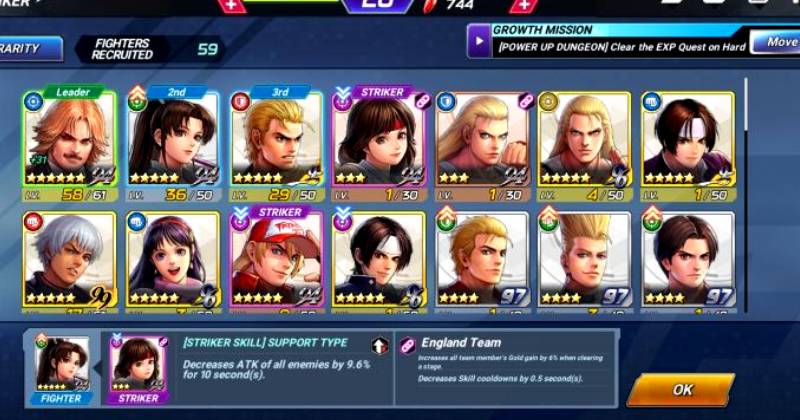 The King of Fighters Beginner Tips to Level up Fast