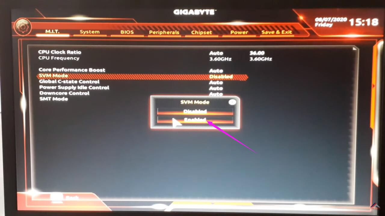 Enable Virtualization Technology (VT) on GIGABYTE computer and motherboard