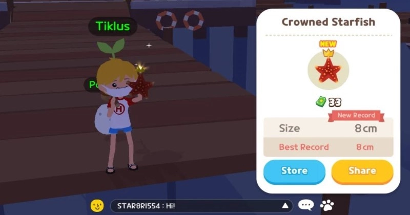 catching fish play together