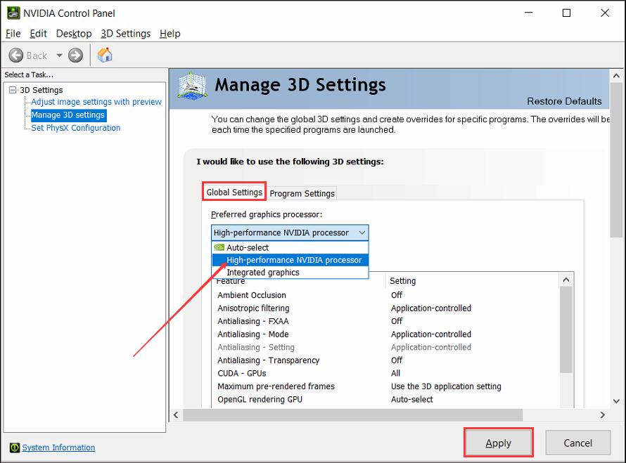 How to switch from integrated graphics to discrete graphics