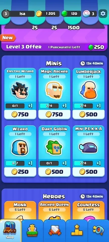 Clash Mini Shop