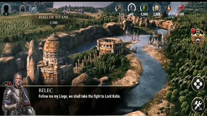 Dawn of Titans: War Strategy RPG Graphics