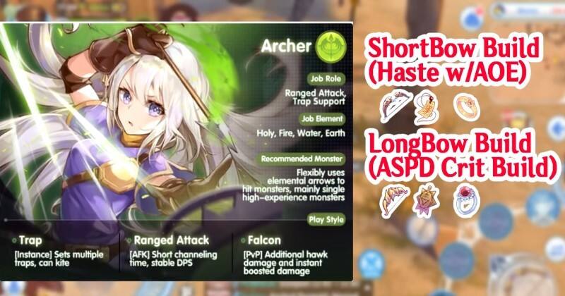 Ragnarok X Next Generation Archer Weapon and Builds