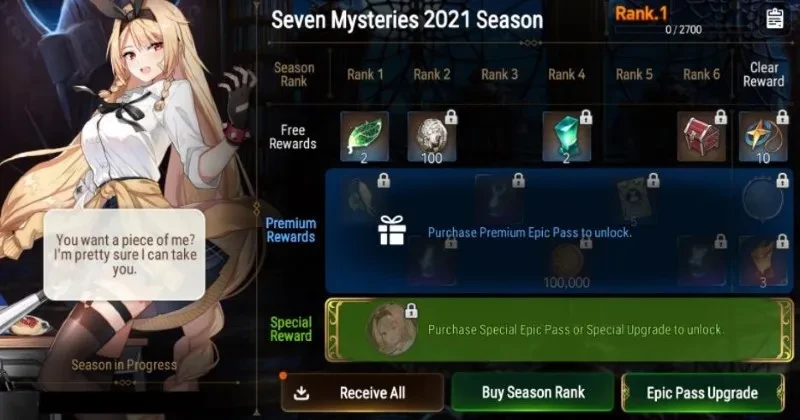 Epic Seven Adds New Rose Skin, Complete Yufine Side Story and Banners