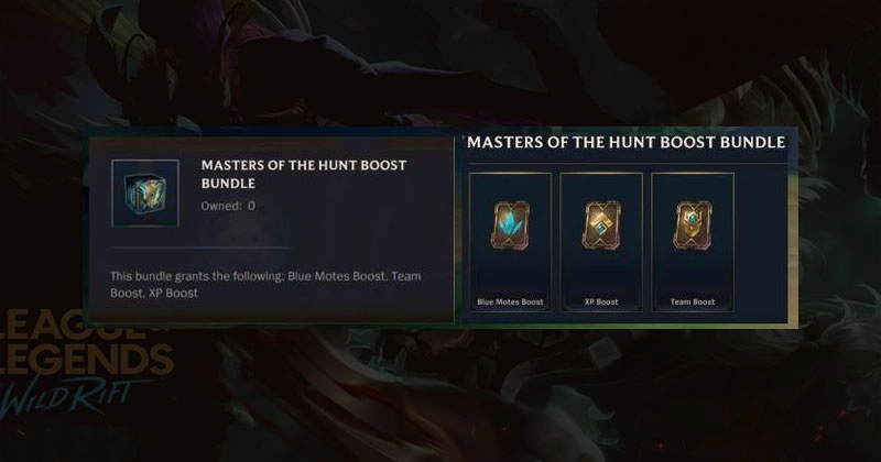 LOL Wild Rift Upcoming Masters of the Hunt event reward list