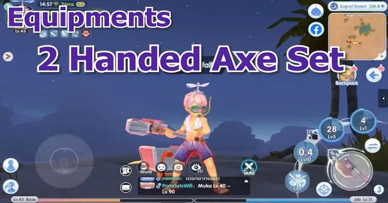 Ragnarok X Next Generation Blacksmith 2-H Axe build