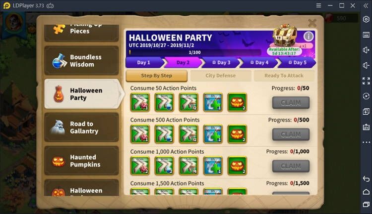 Halloween Part on Rise of Kingdoms