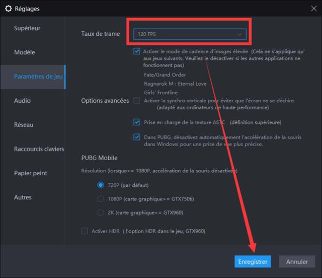 Comment jouer à Fate/Grand Order à 120 FPS sur PC