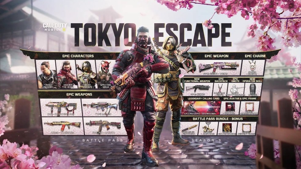 Call of Duty: Mobile 3ª temporada “Tokyo Escape"