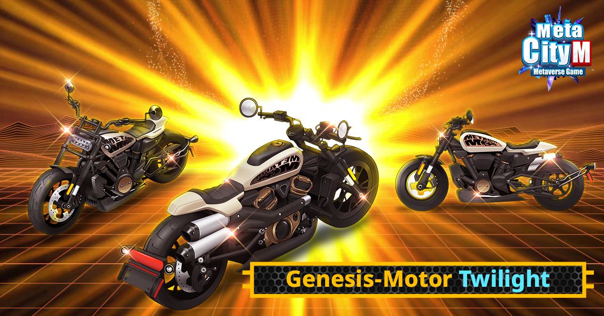 《MetaCity M》全球限量「Genesis-Motor Twilight」重機NFT搶購一空!