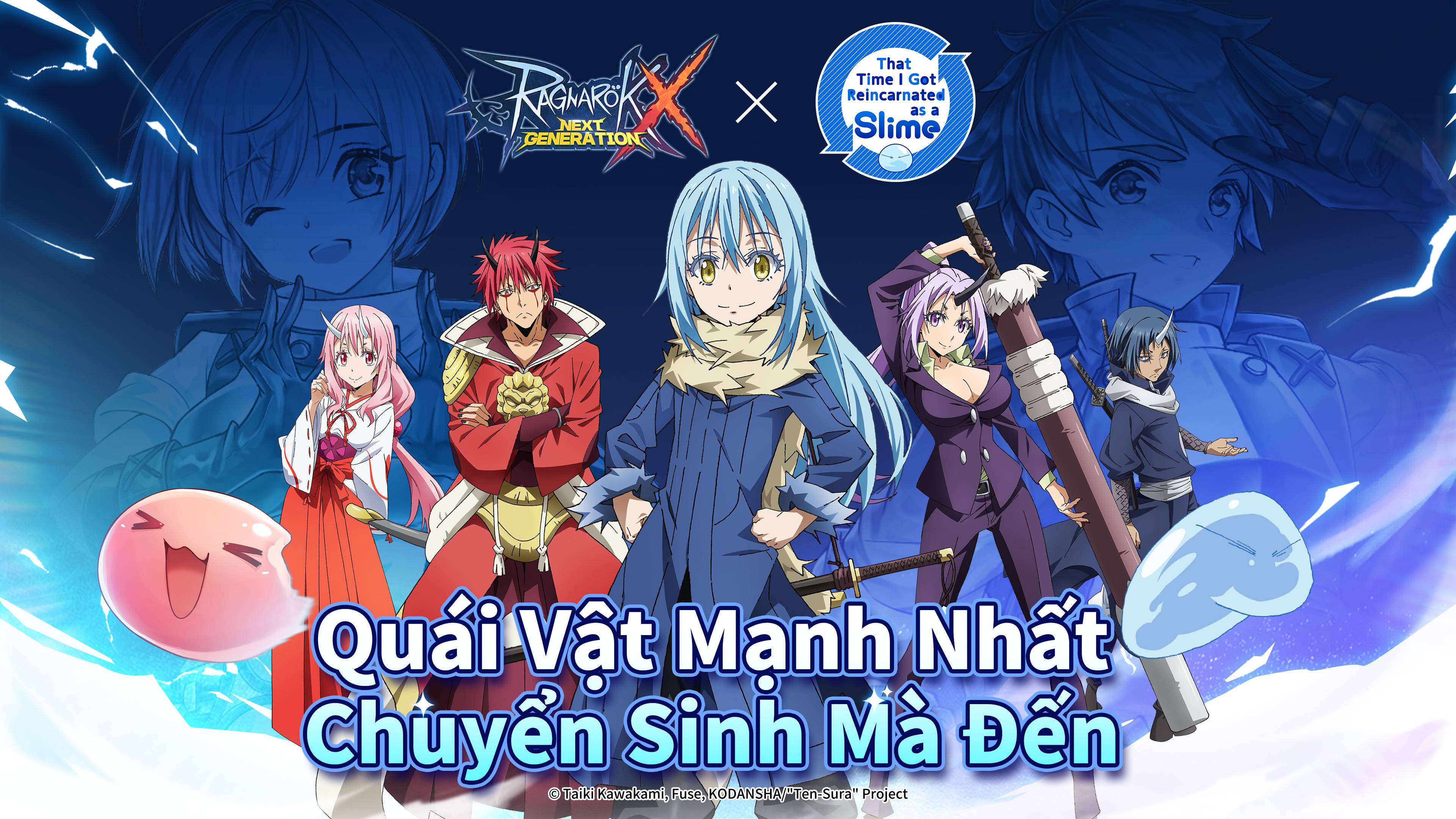 Sự kiện hợp tác giữa Ragnarok X: Next Generation và cú Hit Anime "That Time I Got Reincarnated as a Slime" chính thức bắt đầu!