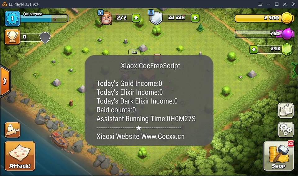Play Clash of Clans automatically