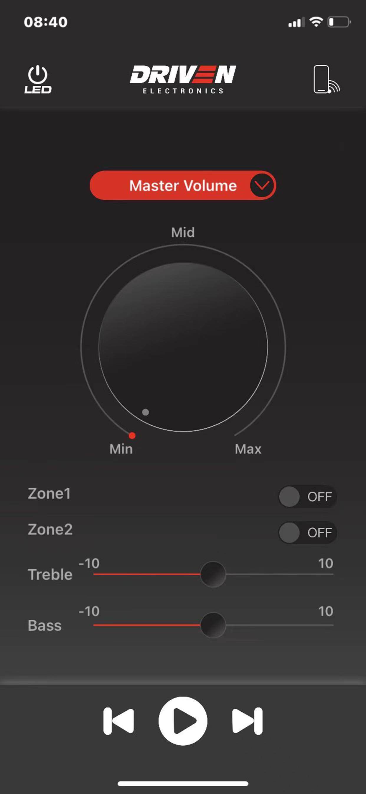 Driven DRBTM2 media receiver