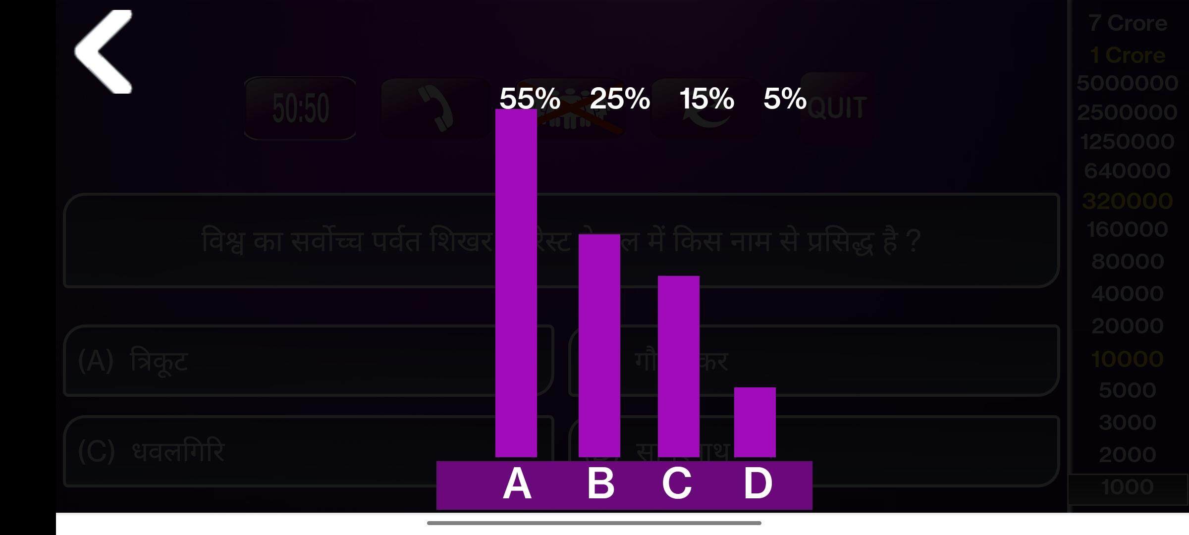 KBC Quiz in Hindi