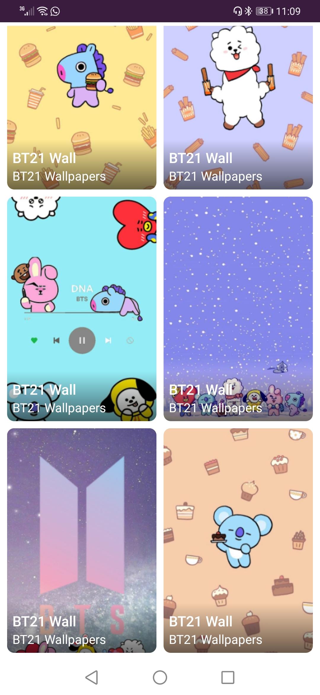 Cute BT21 wallpapers 2K22