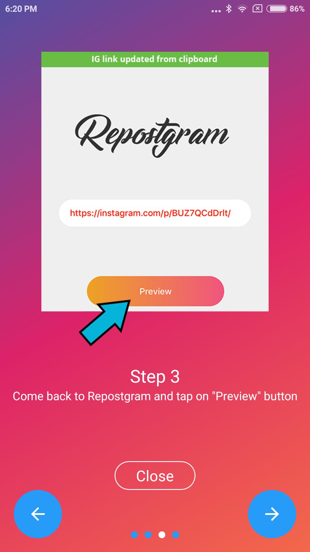 Repostgram - Repost/Save Instagram photos & videos