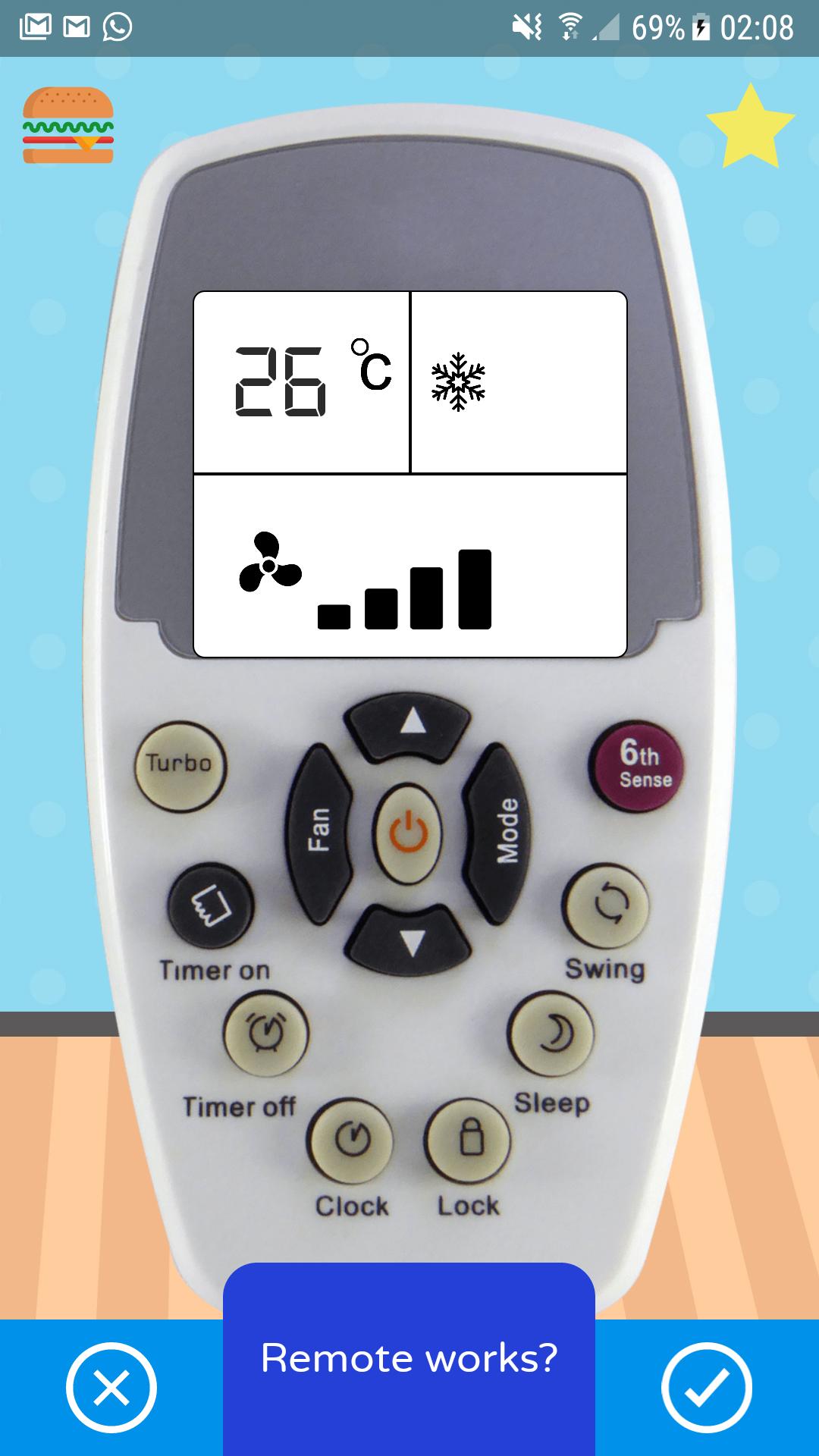 AC Remote For Whirlpool