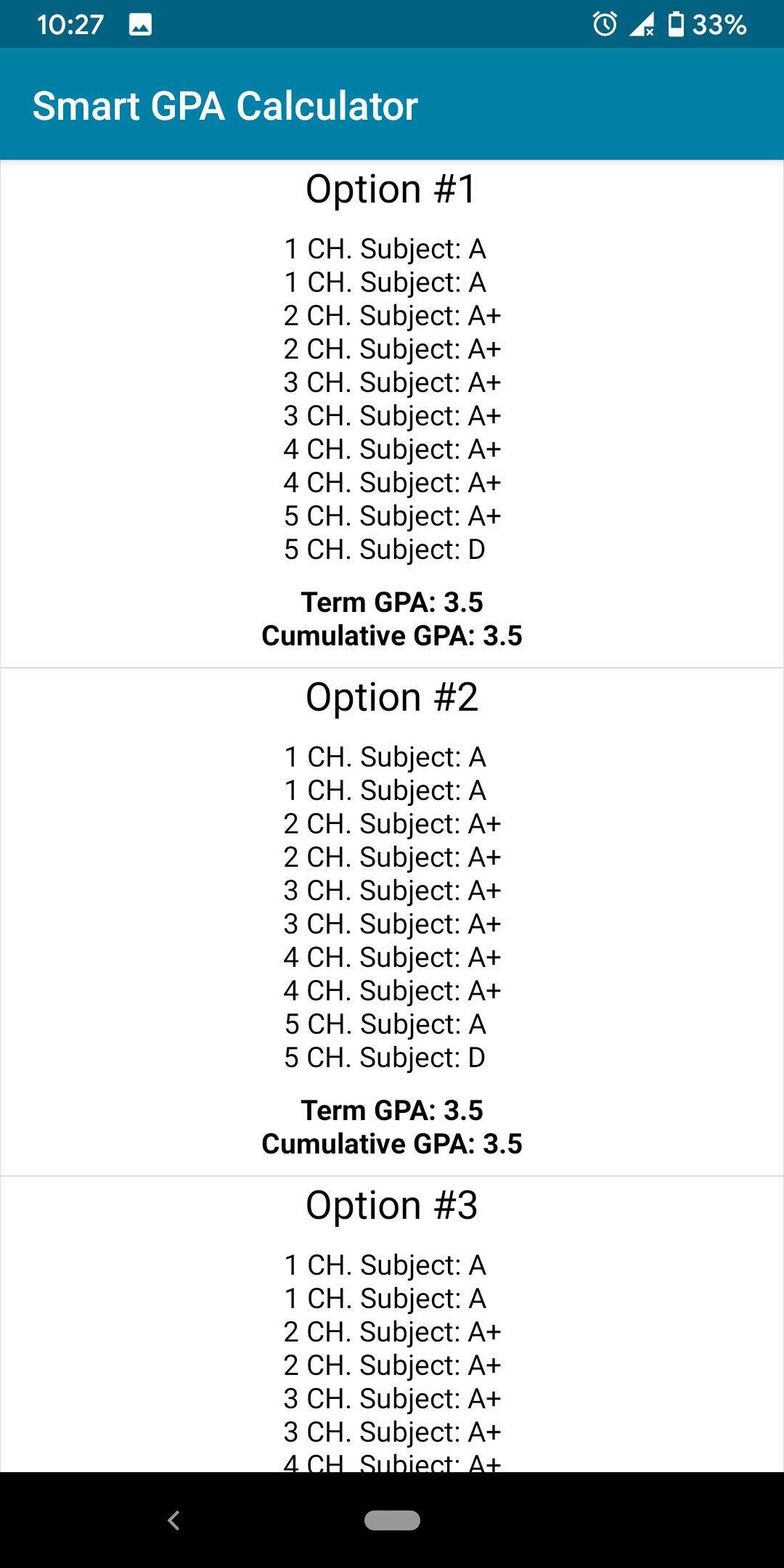 Smart GPA Calculator