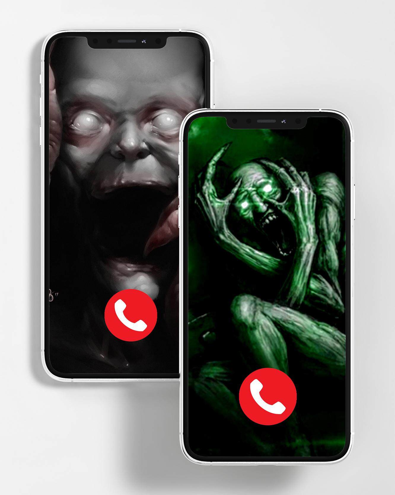 zombie horor fake video call