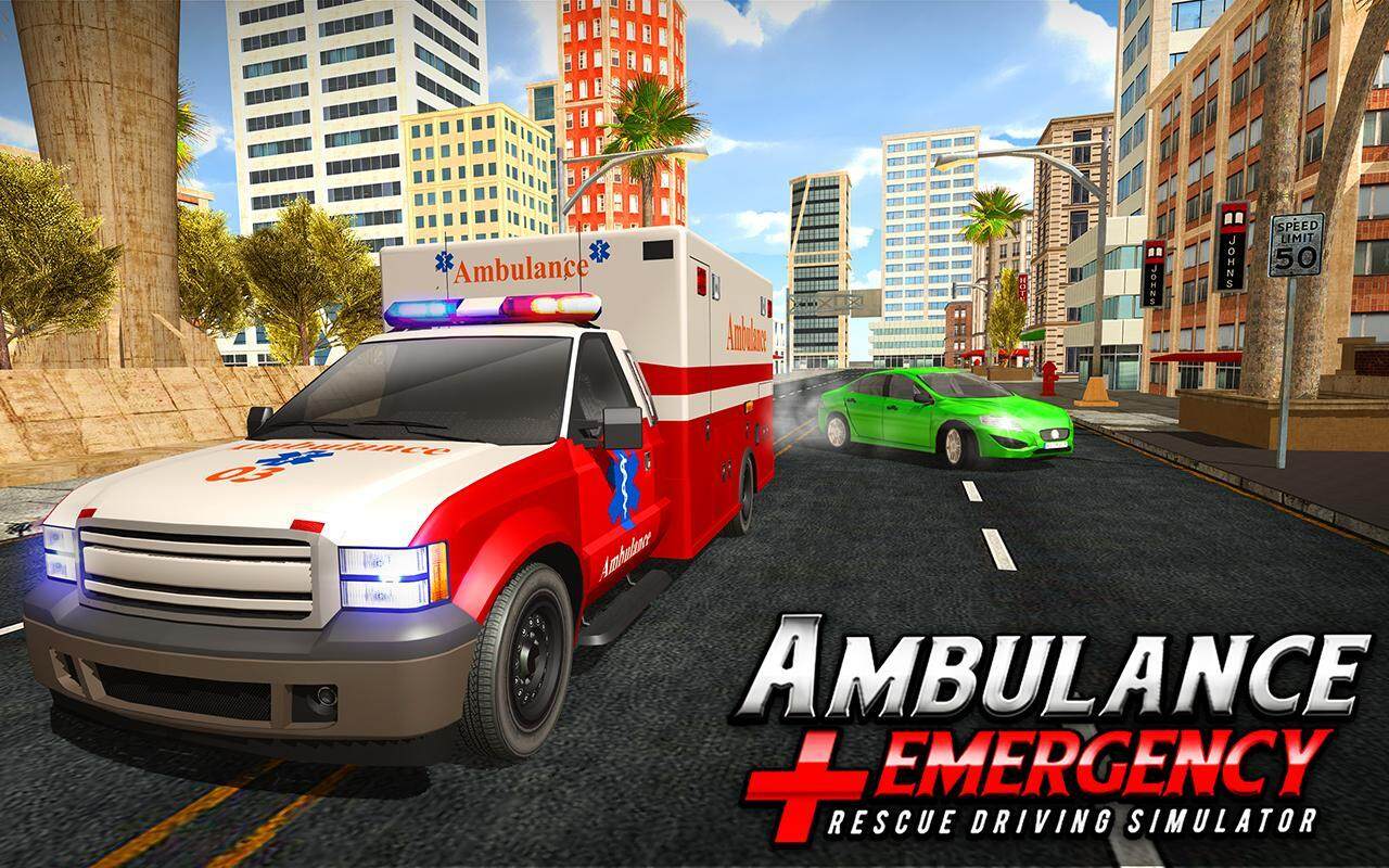 911 Ambulance City Rescue Game