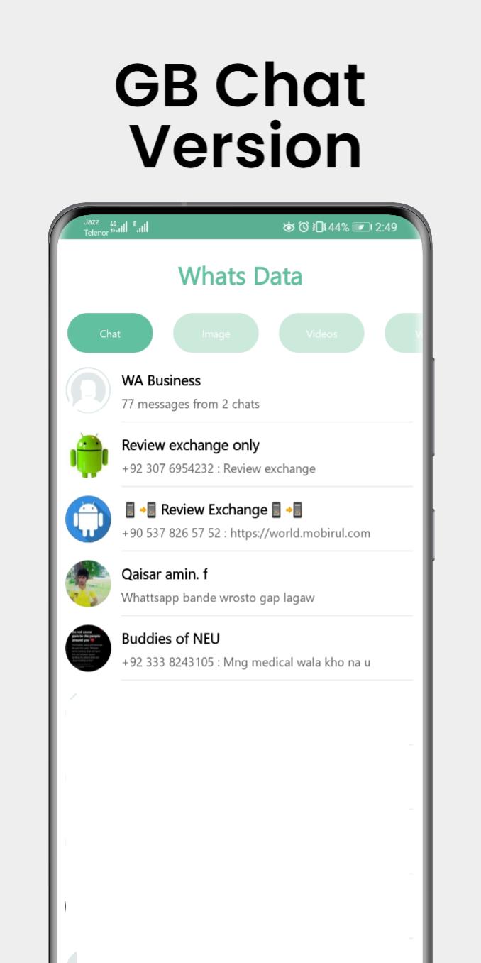 GB Version Apk 2022 - GB Chat