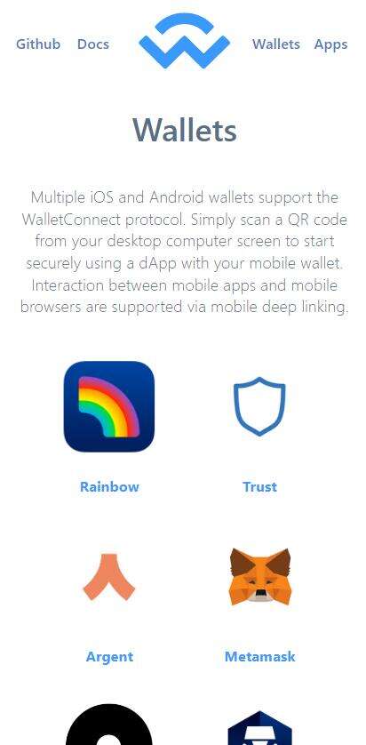 WalletConnect app
