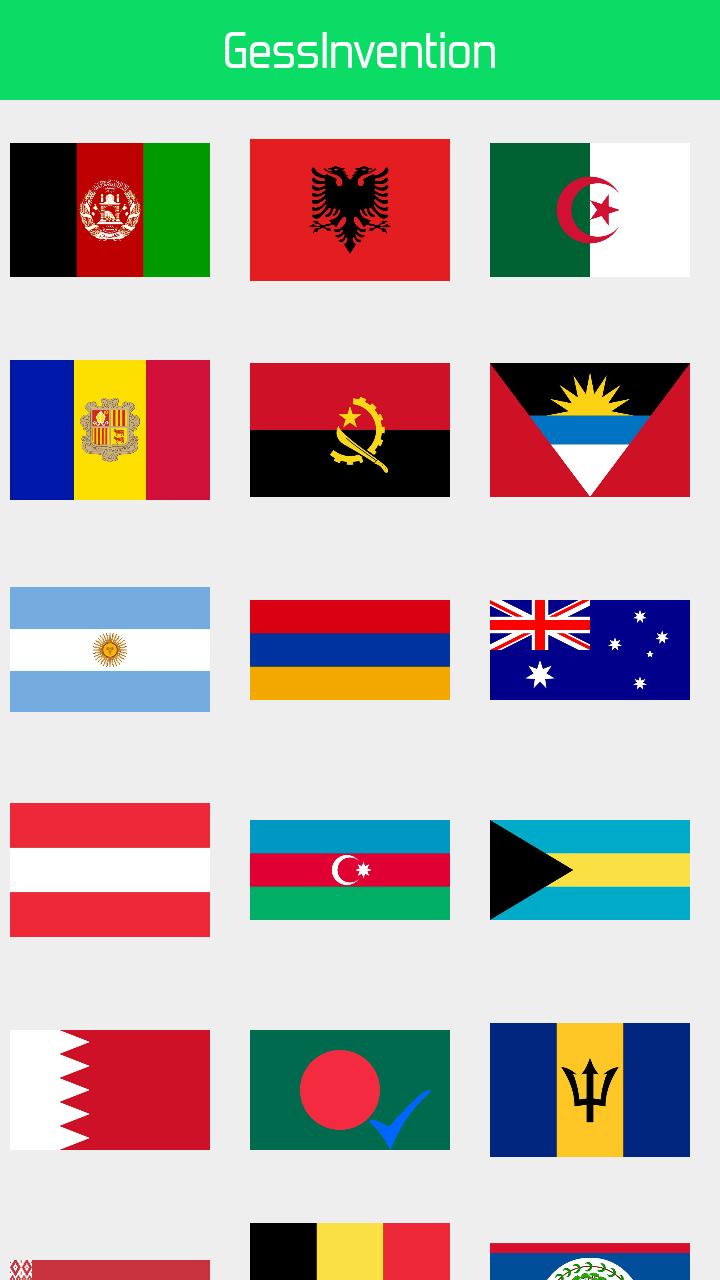 Guess The Flag Quiz