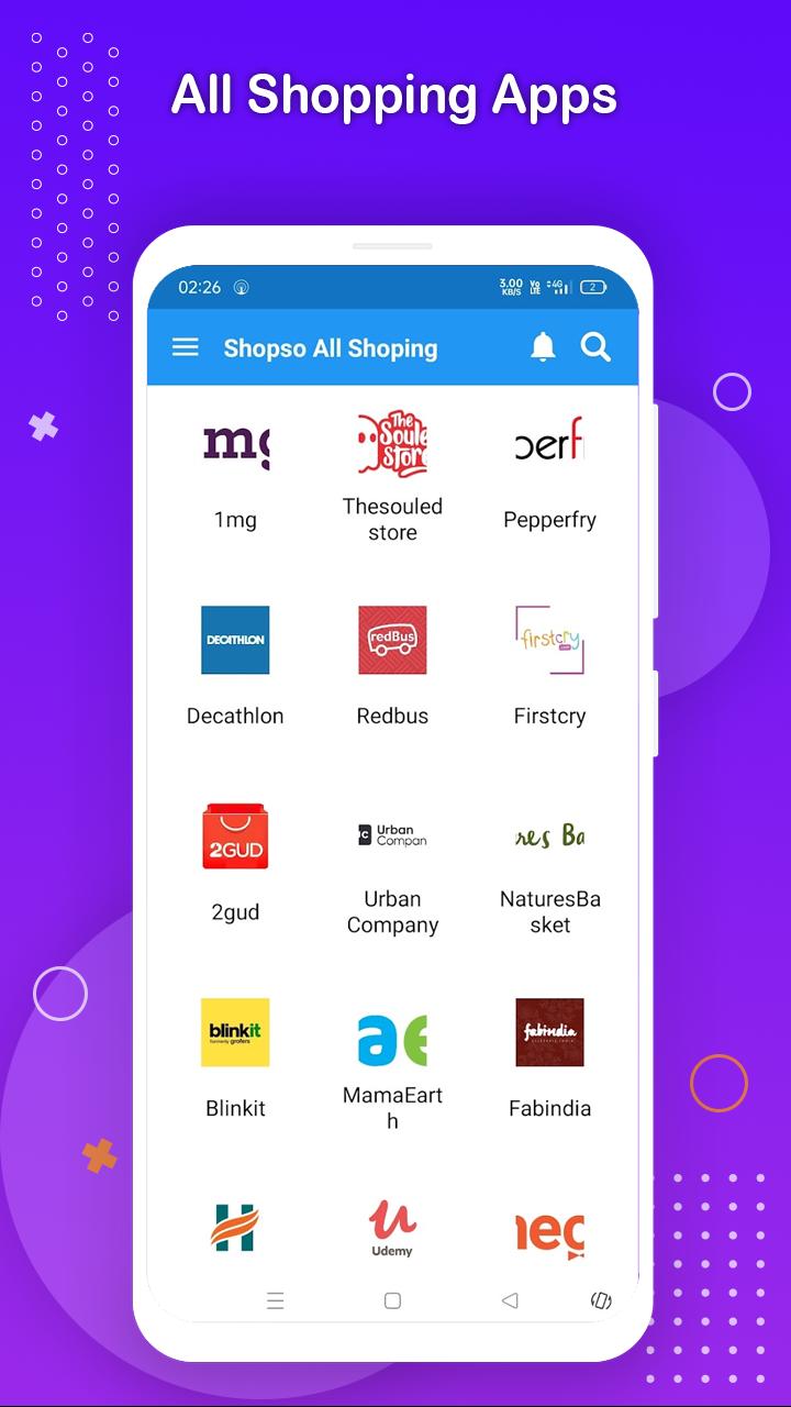 All Shopping Apps in One App