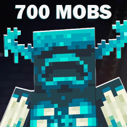 Мод 700 мобов Майнкрафт ПЕ
