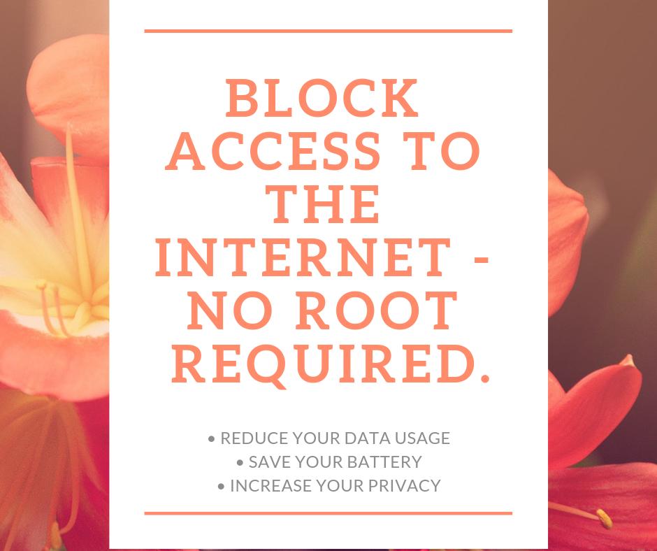 Block Internet Access For Applications