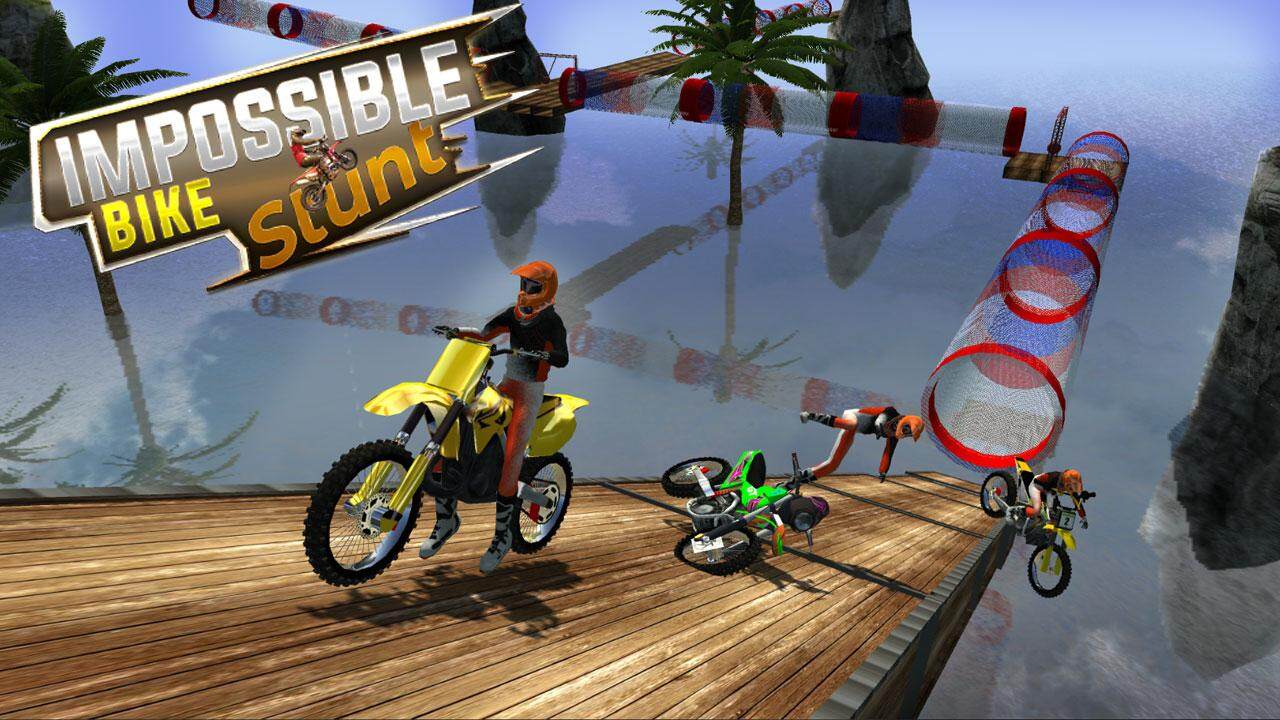 Impossible Ramp Bike Stunts