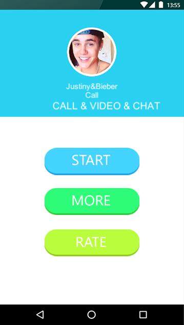 Justin Bieber Fake VCall& Chat