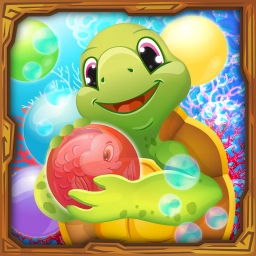 Turtle bubble shooter