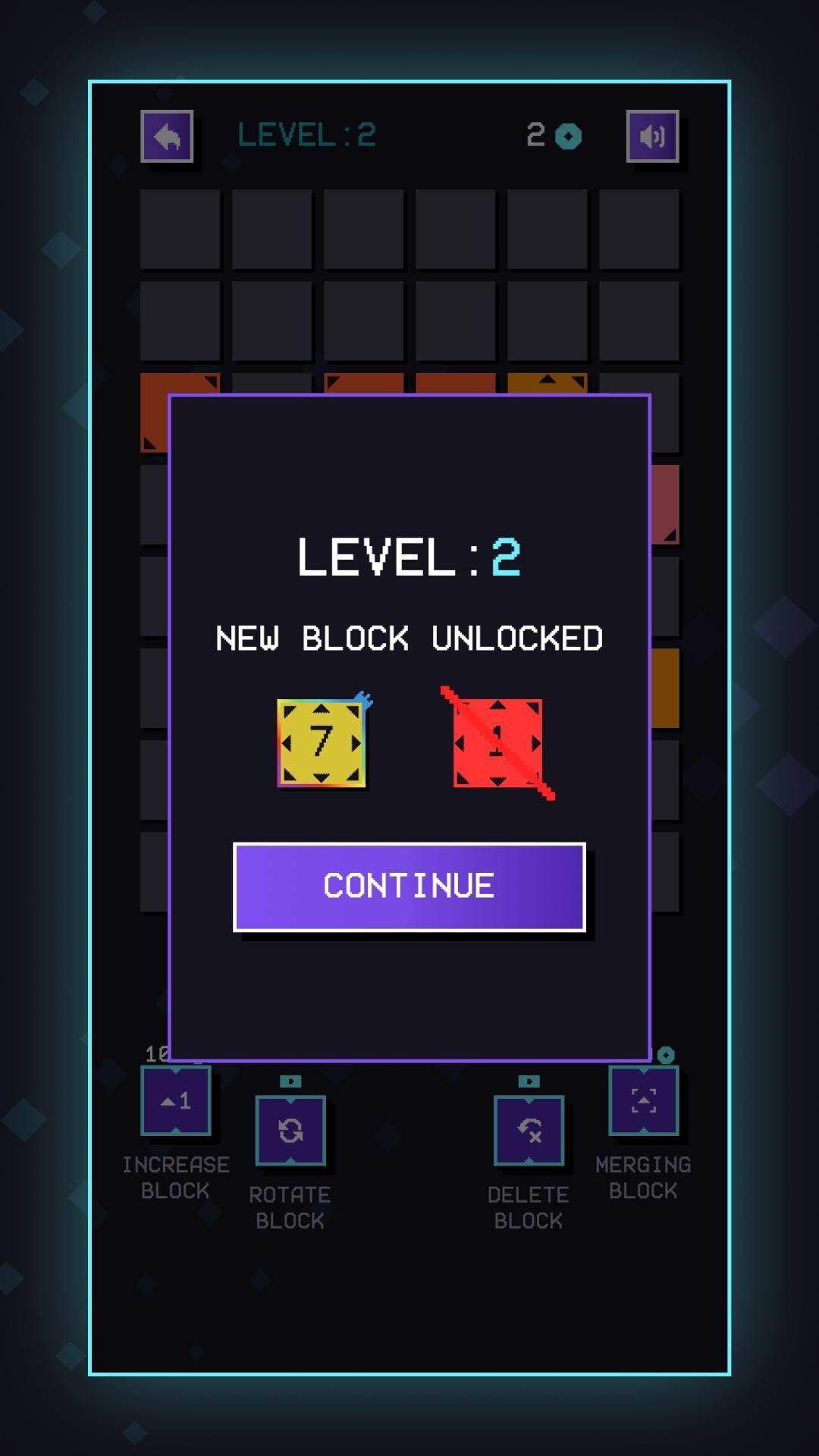 Tetrino Puzzle: Merge Blocks