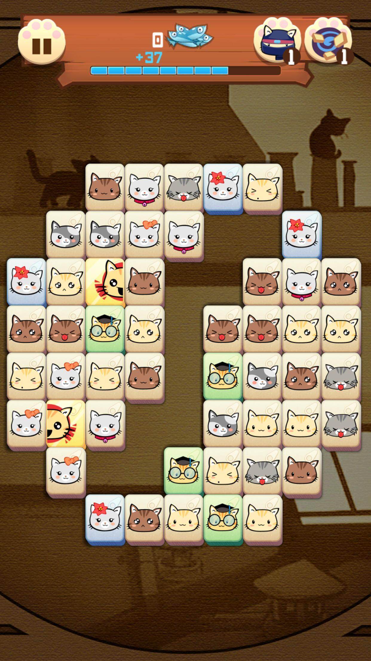 Hungry Cat Mahjong HD