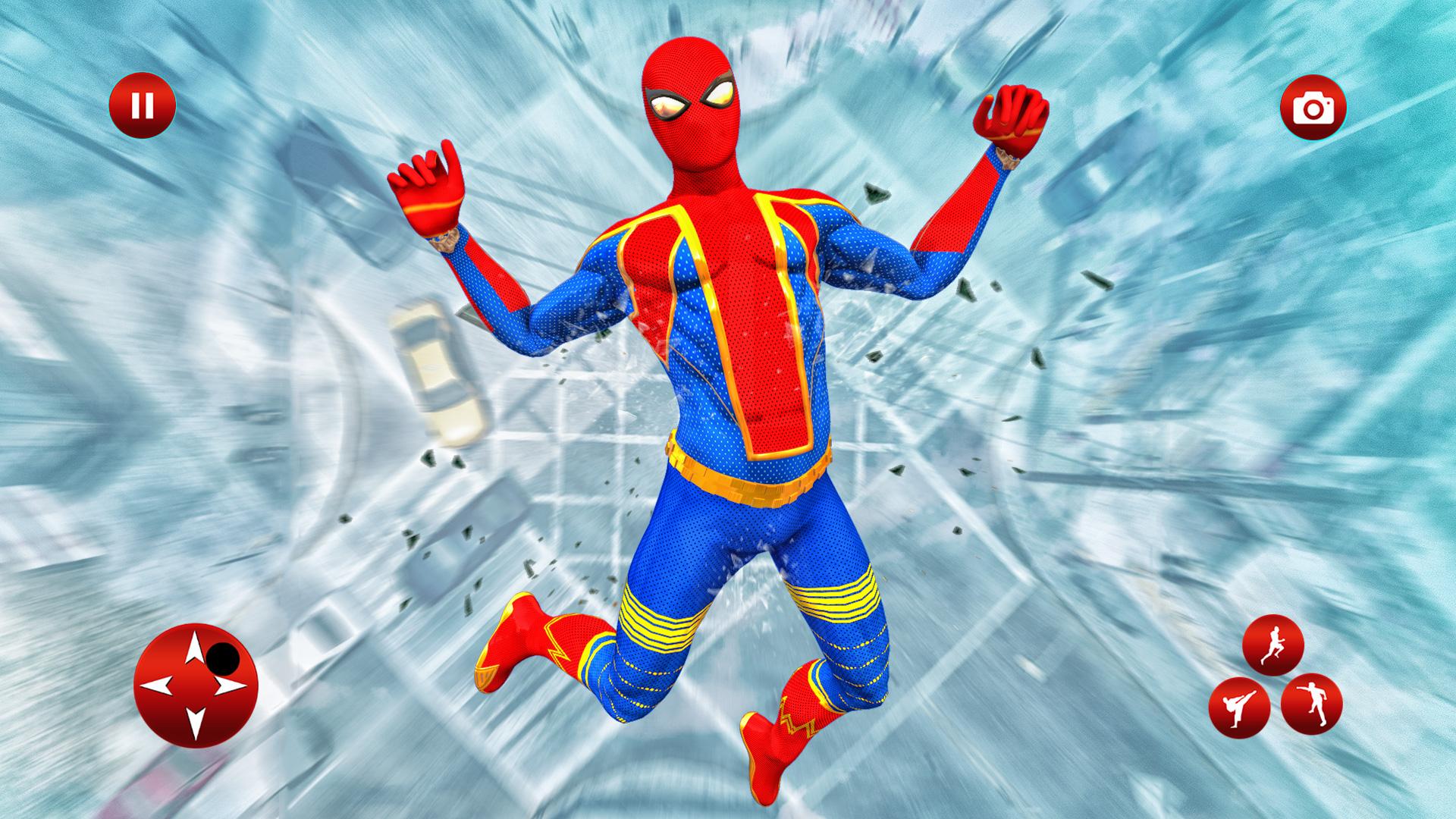 Flying Superhero: Spider Game