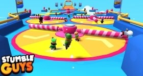Download & Main Stumble Guys Mod APK 0.39 di PC: Gratis Skin, Emoji, Animasi, & No Ads?