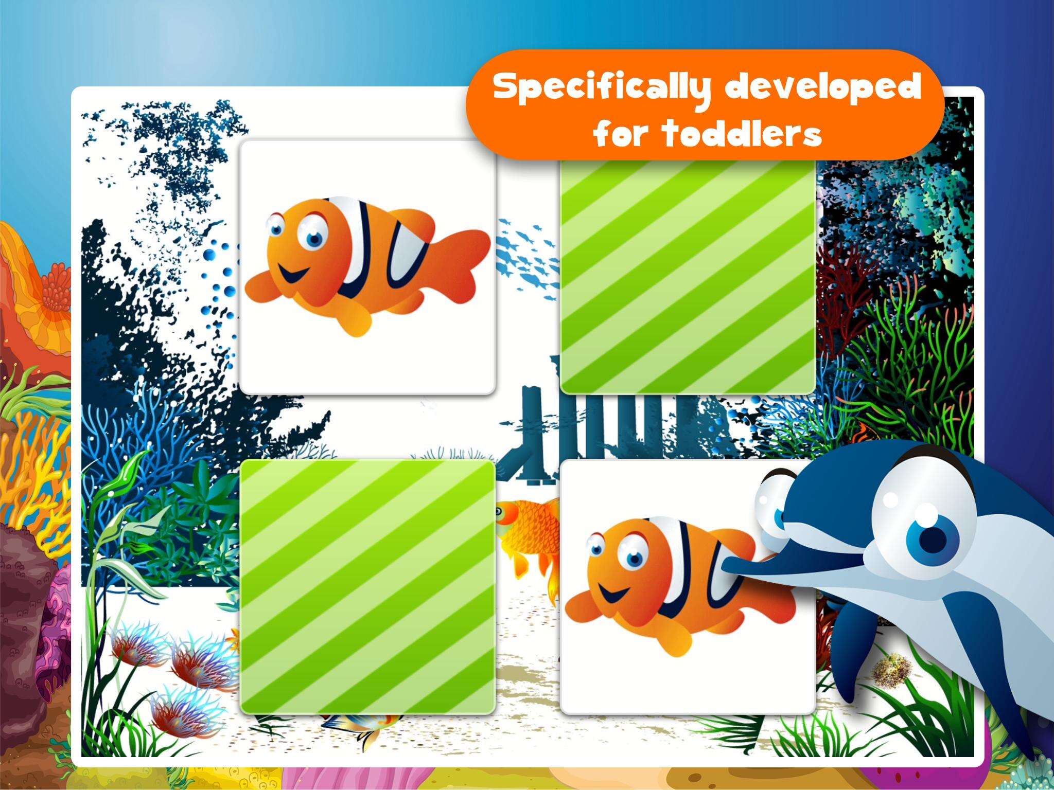 Memory Sealife Game For Kids