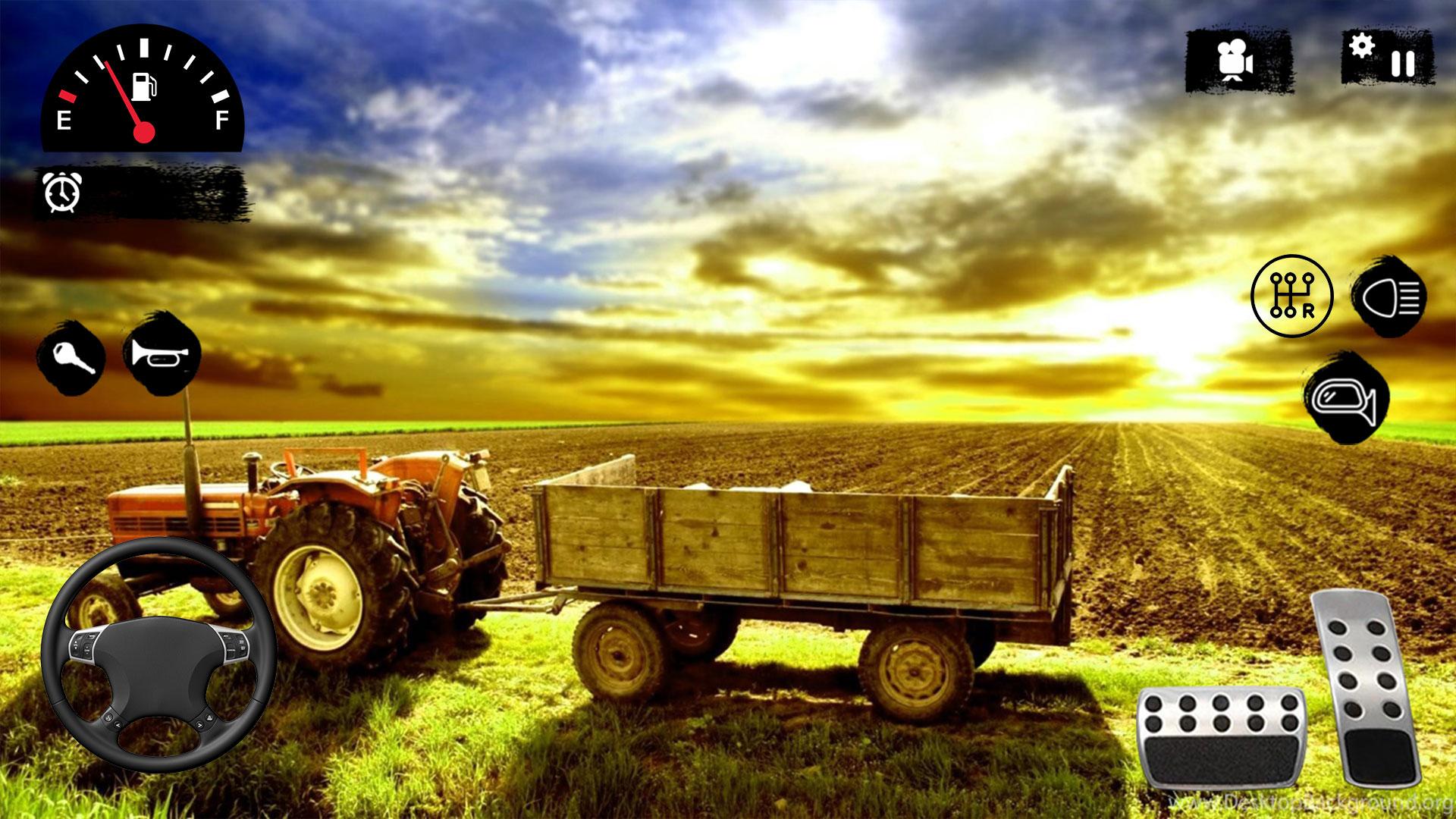 Offroad Tractor Trolley Drivin