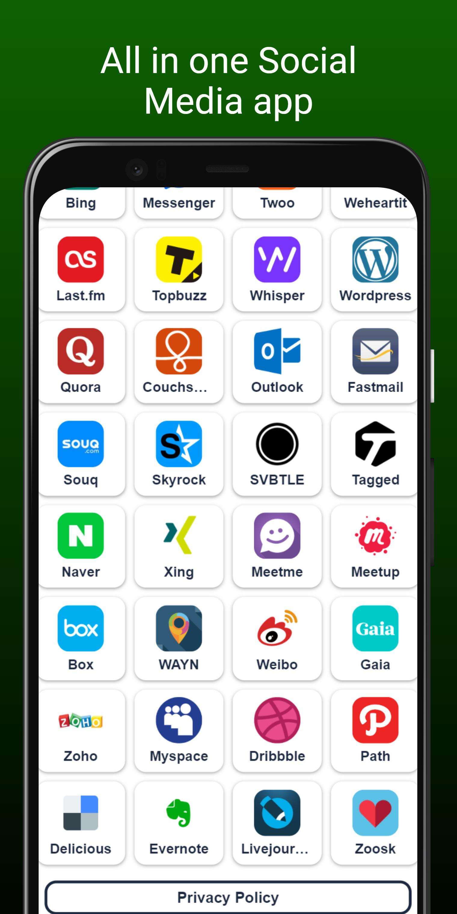 All social media & network app