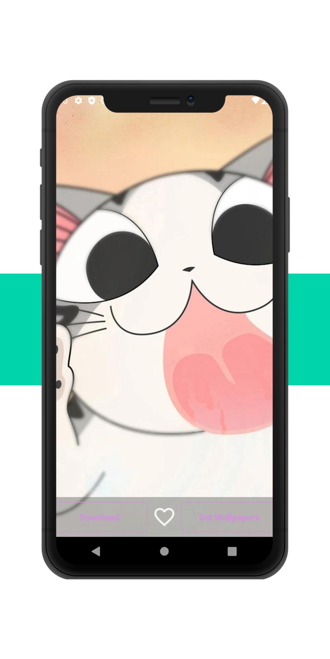 Cute Cat Cartoon Wallpaper - C