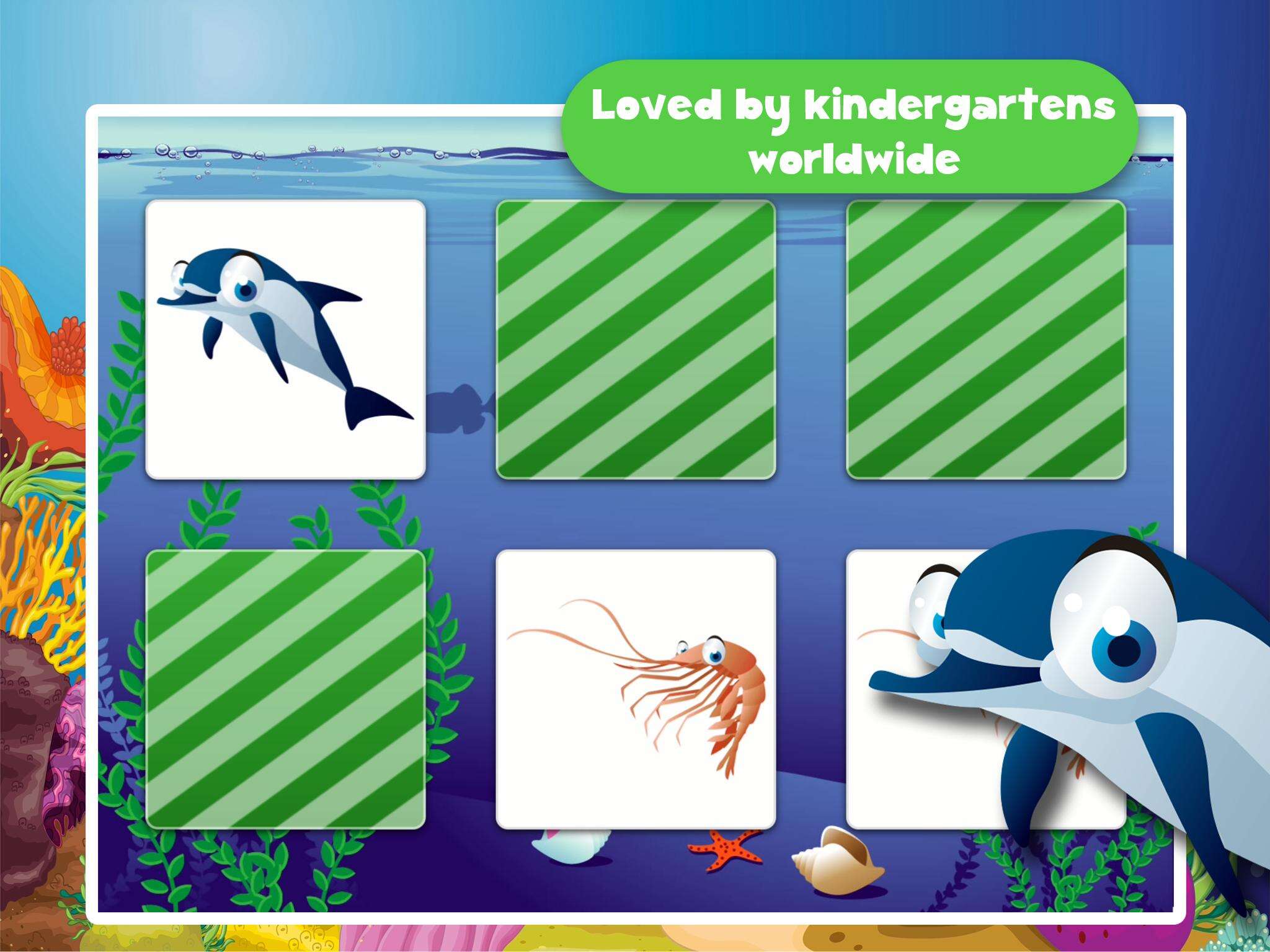 Memory Sealife Game For Kids