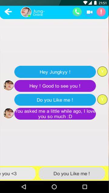 Jungkook Fake Chat &Video Call